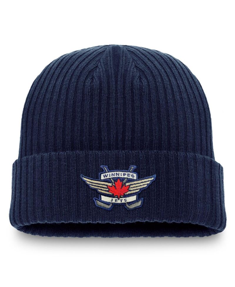 Men's Navy Winnipeg Jets Component Cuffed Knit Hat