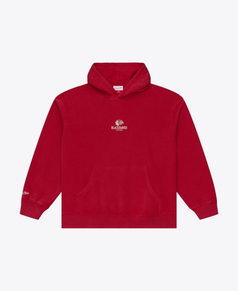 Men's Red Chicago Blackhawks Core Essentials Hoodie