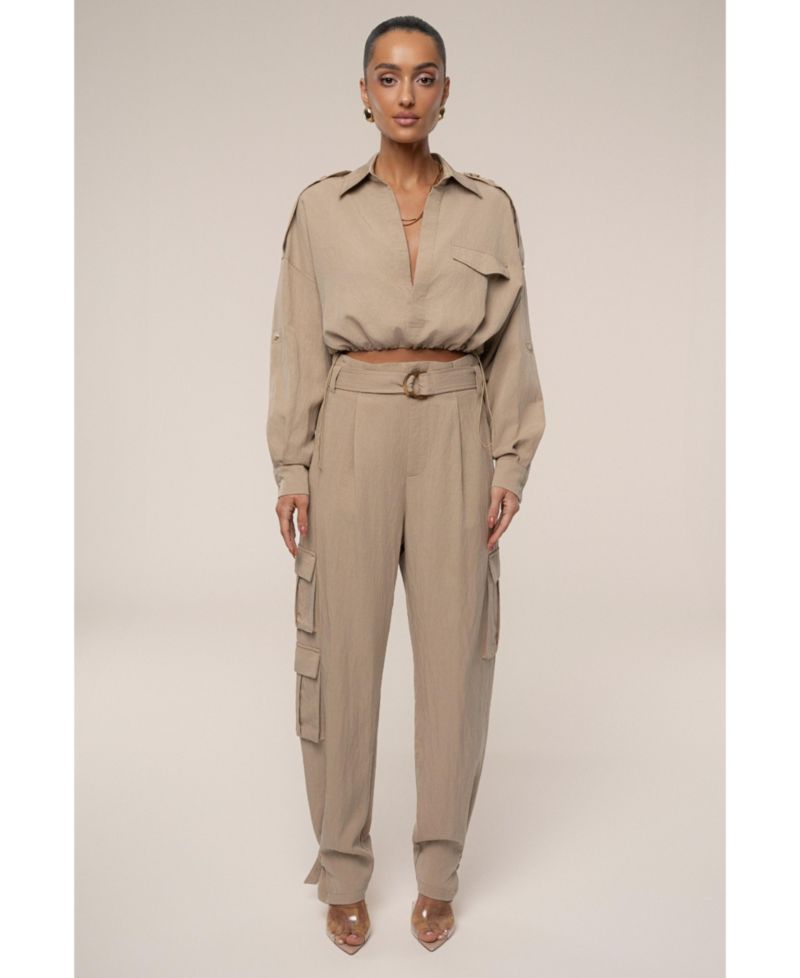 Women's Boundless Belted Cargo Pants