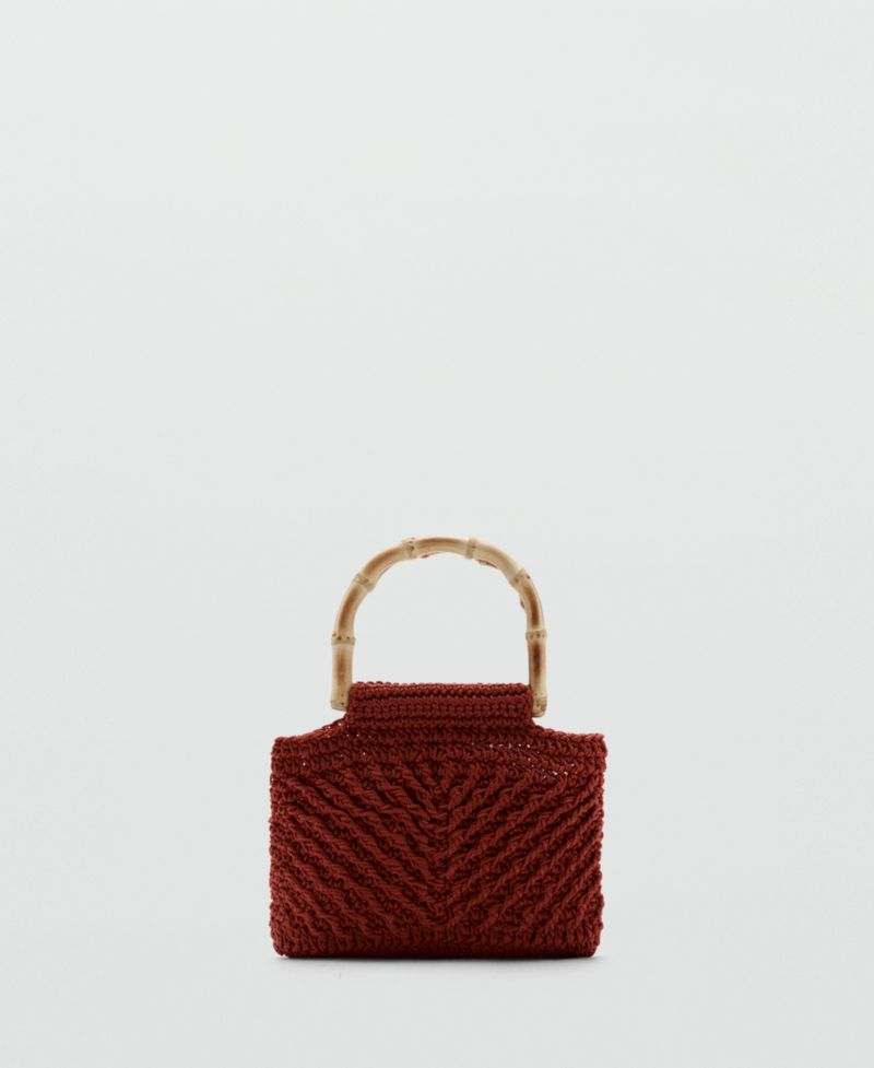 Women's Bamboo Handle Handbag