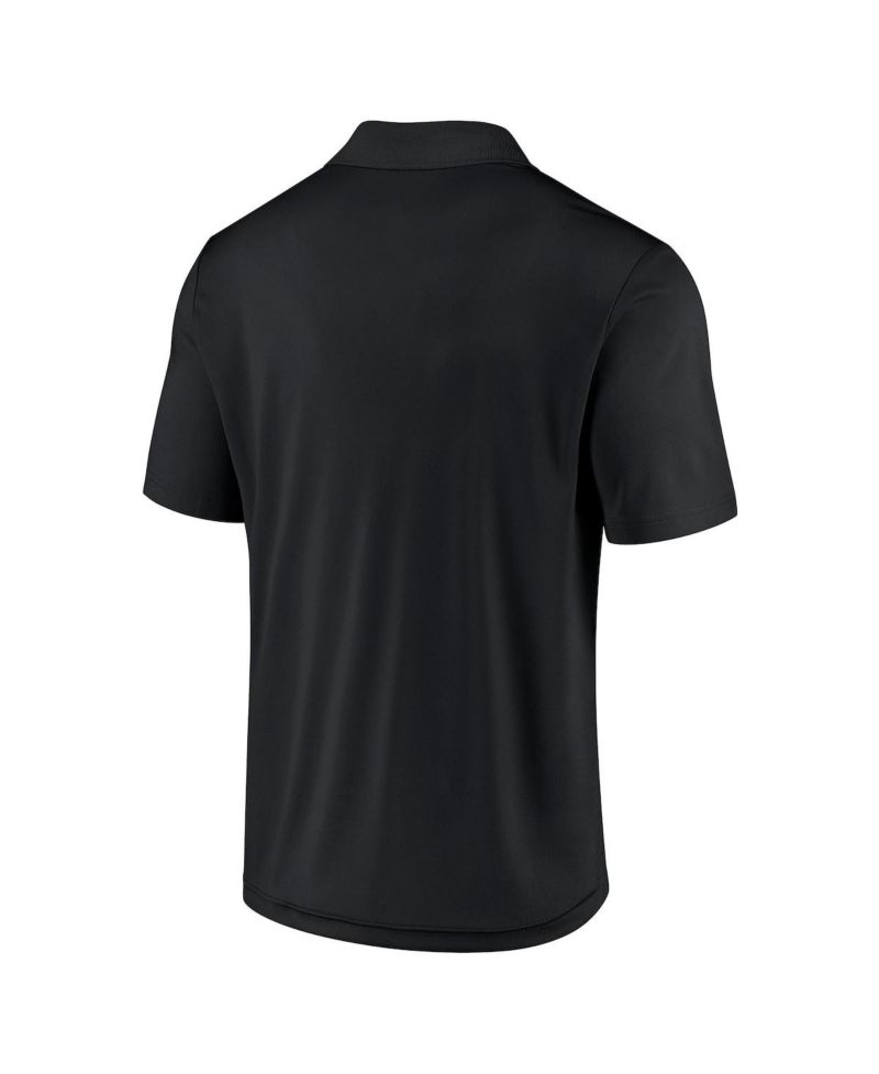 Men's Black Chicago White Sox Primary Logo Polo Shirt