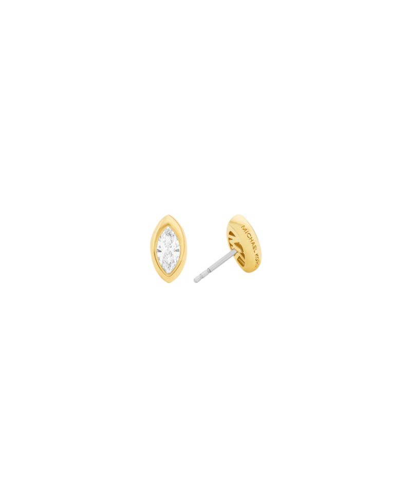 MICHAEL Bezel-Set Marquise Stud Earrings