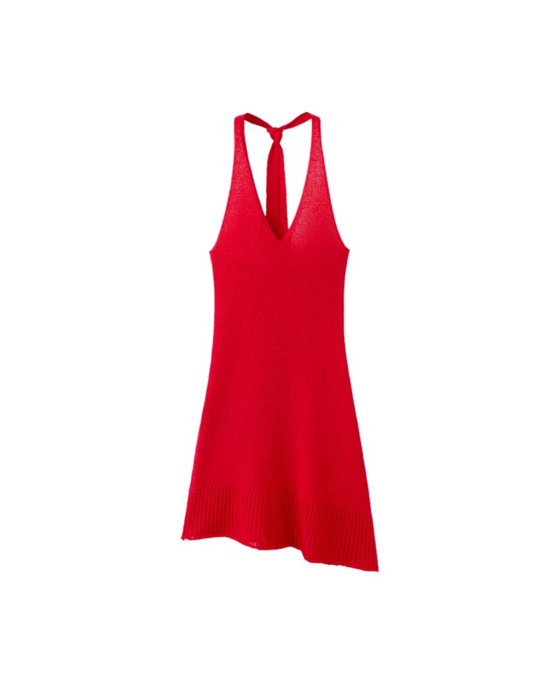 Women's Halter Knit Mini Dress