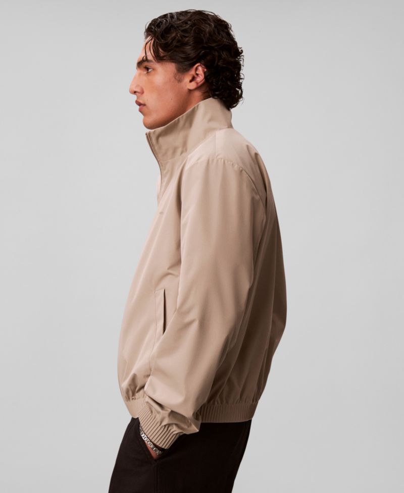 Men's Lightweight Windbreaker Stand Collar Jacket