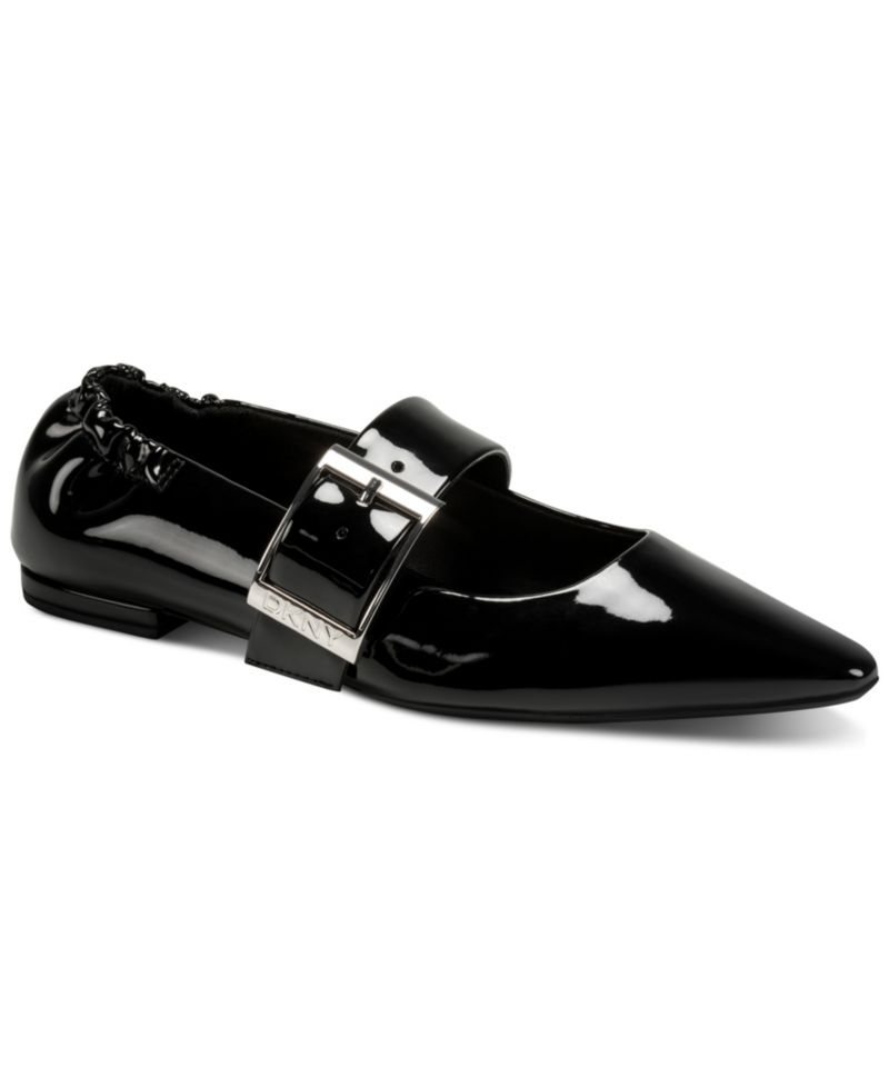 Women's Cormic Buckle Pointed Toe Flats