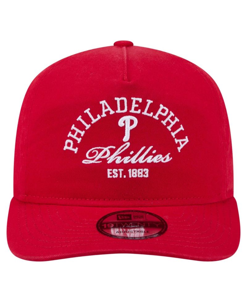 Men's Red Philadelphia Phillies Stacked 19TWENTY Adjustable Hat