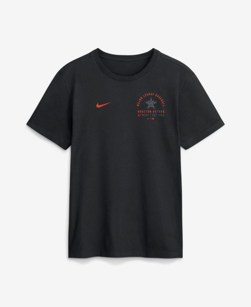 Men's Black Houston Astros Split Logo T-Shirt