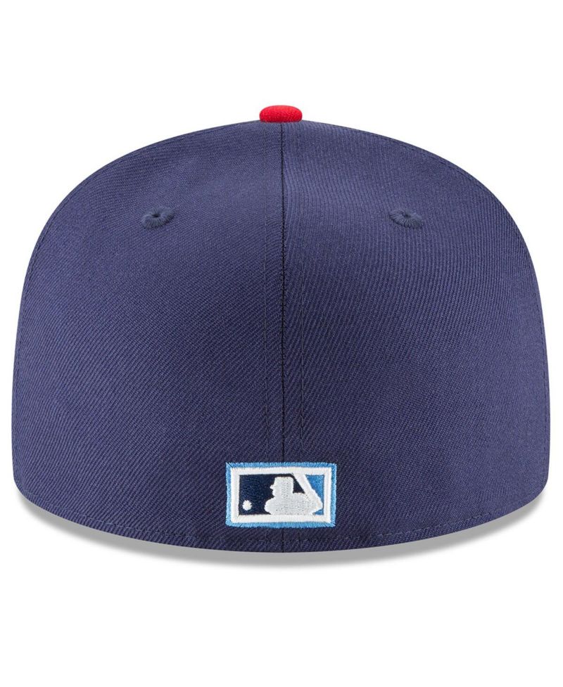 Men's Navy California Angels Cooperstown Collection Wool 59FIFTY Fitted Hat
