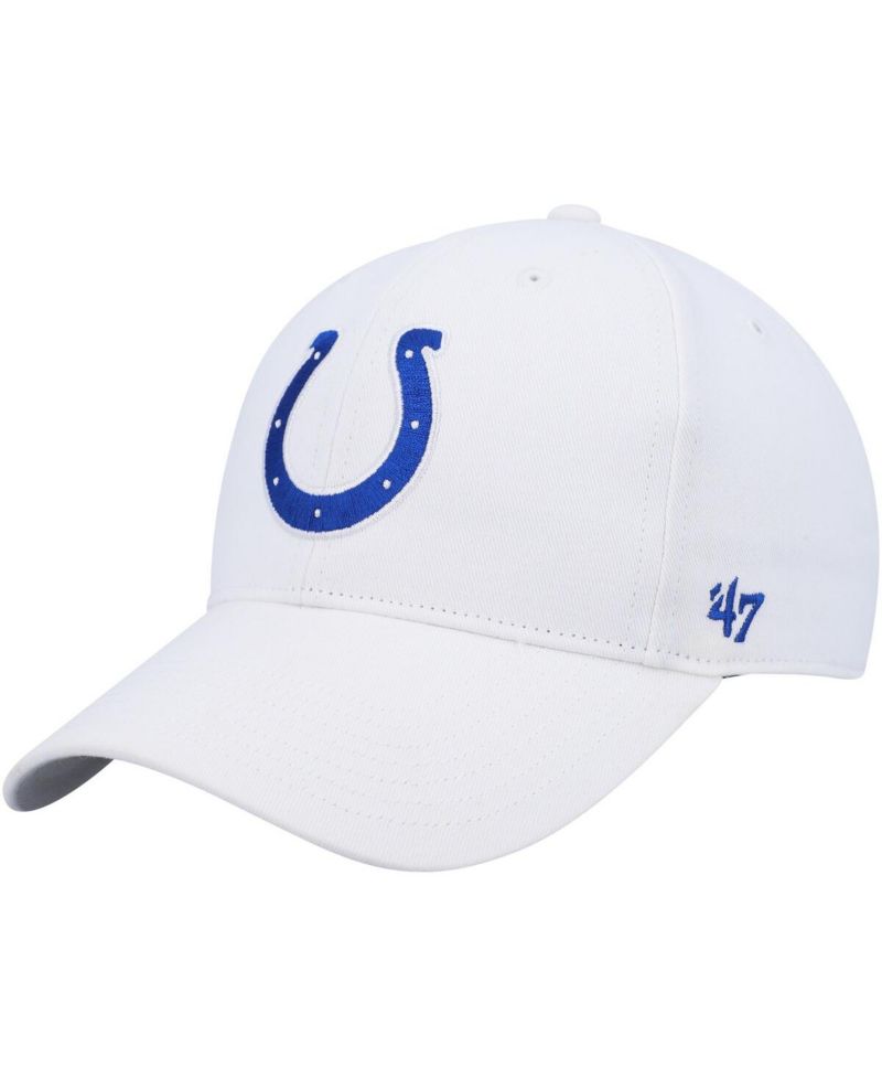 Big Boys and Girls White Indianapolis Colts Secondary MVP Adjustable Hat