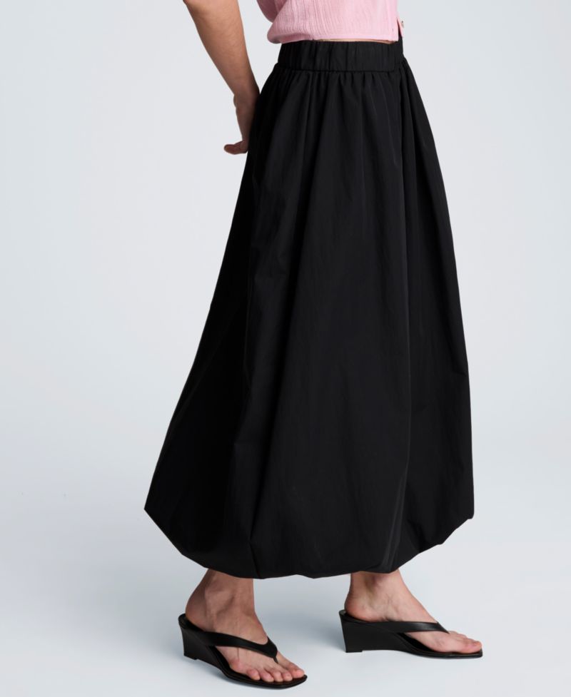 Women's Bubble Pull-On Midi Skirt