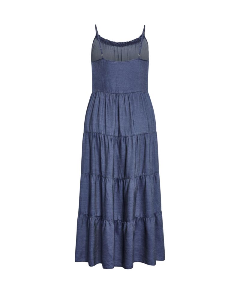 Plus Size Island Tier Maxi Dress