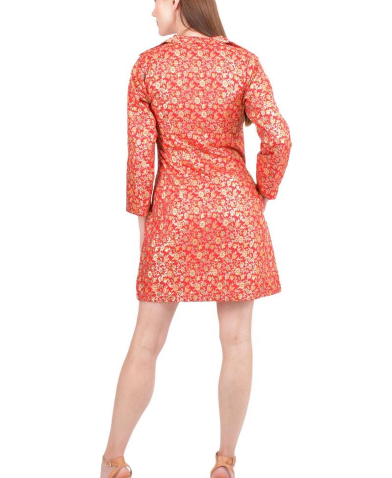 Women's Clara Silk Jacquard Blazer Dress