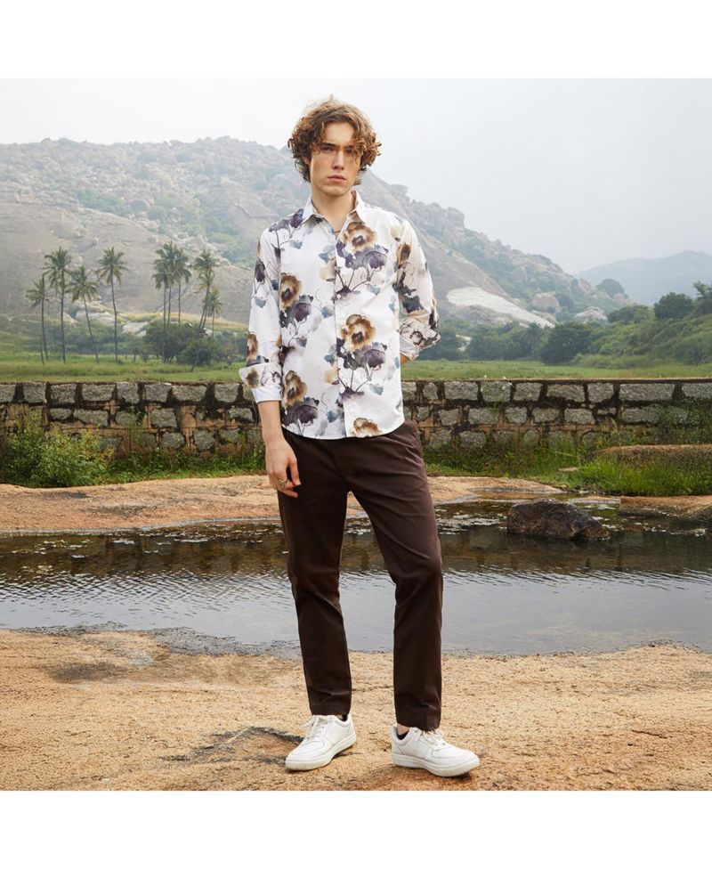 Men's Off-White Earthy Splotch Shirt