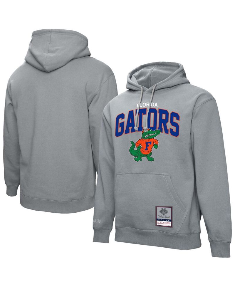 Men's Heather Gray Florida Gators Classic Arch Pullover Hoodie