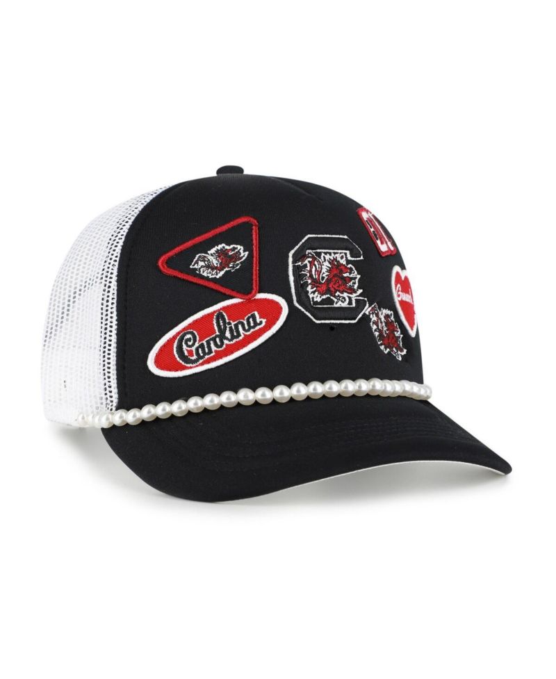 Men's Black/White South Carolina Gamecocks Rally On Hitch Adjustable Hat