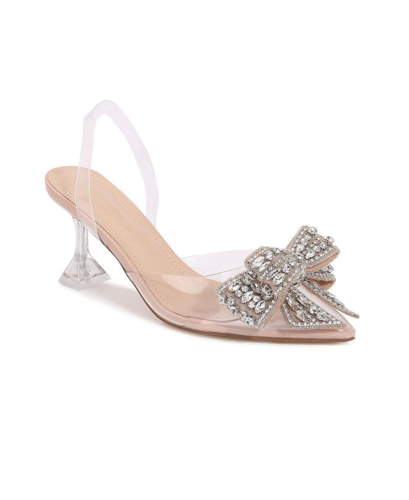 Nina Crystal Bow Heels