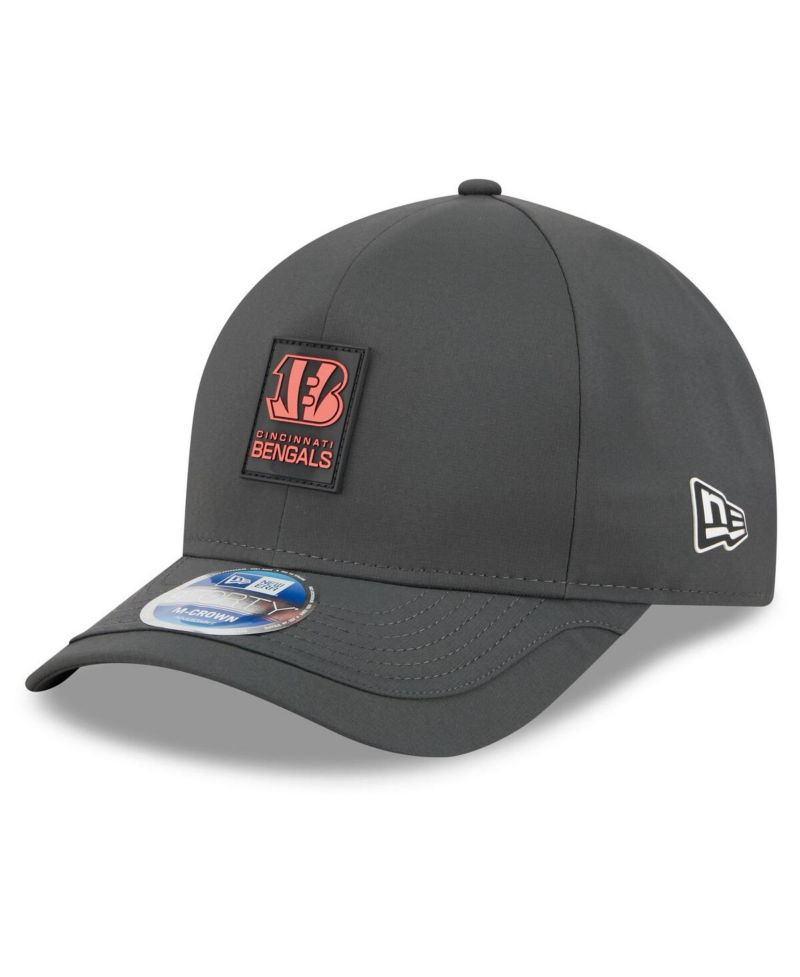 Men's Charcoal Cincinnati Bengals 2025 Sideline Cold Weather 9FORTY M-Crown Adjustable Hat