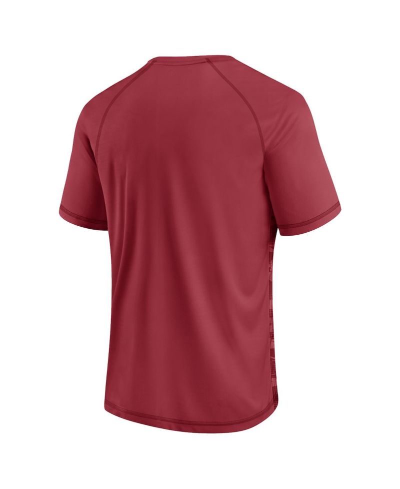 Men's Cardinal Arizona Cardinals Hail Mary Raglan T-shirt