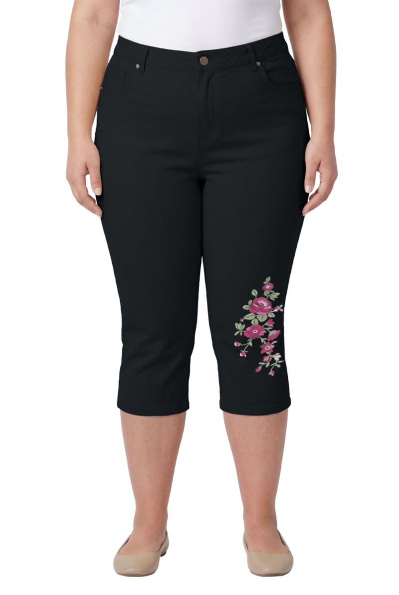 Women's Within Stretch Denim Five-Pocket Capri Jeans