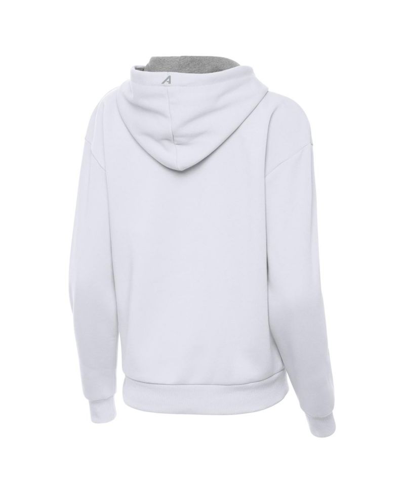 Women's White Minnesota Vikings Victory Pullover Hoodie