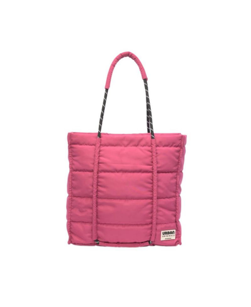 Palm Faux Leather Tote Bag