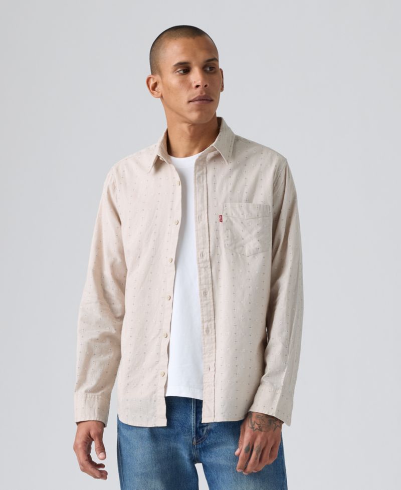 Men's Classic Pocket Regular-Fit Long-Sleeve Shirt