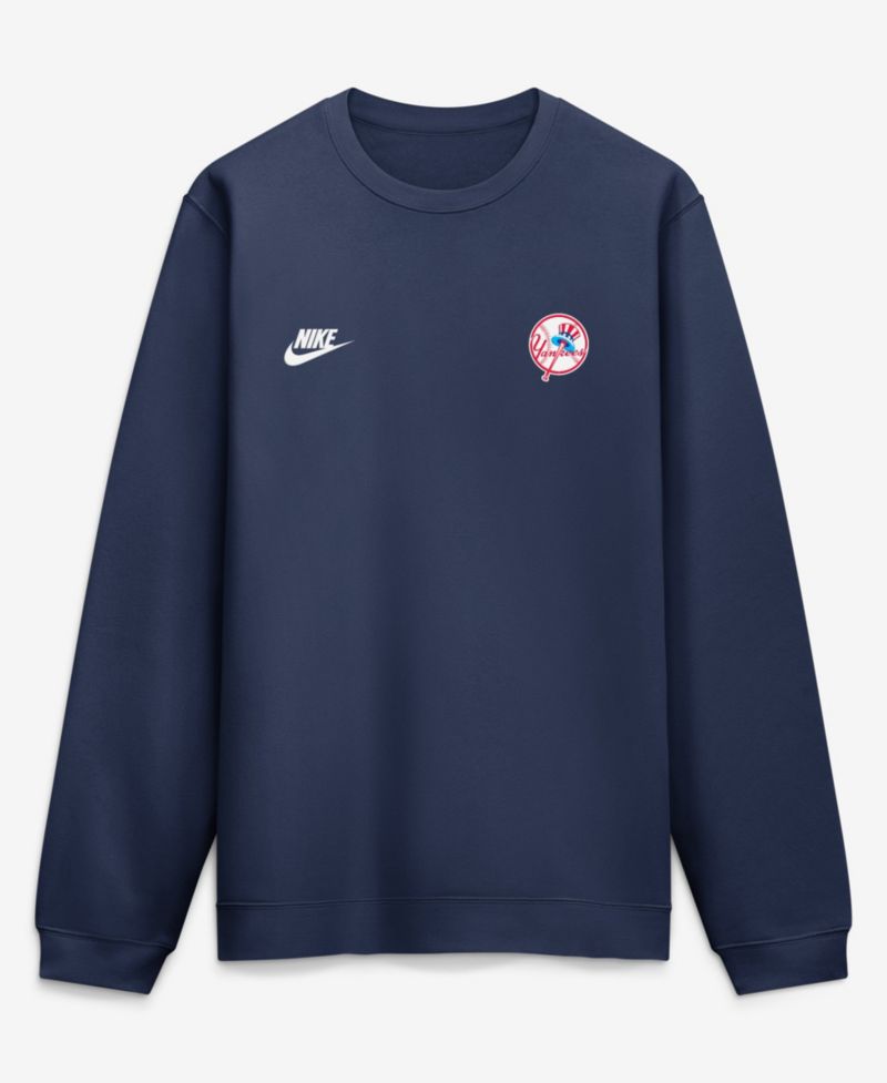Men's Navy New York Yankees Cooperstown Diamond Sweatshirt
