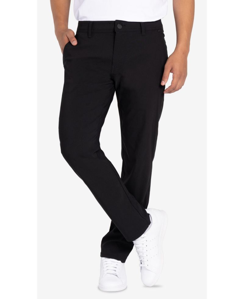 Men's Trouser Slit Patch Pocket Nylon Pants