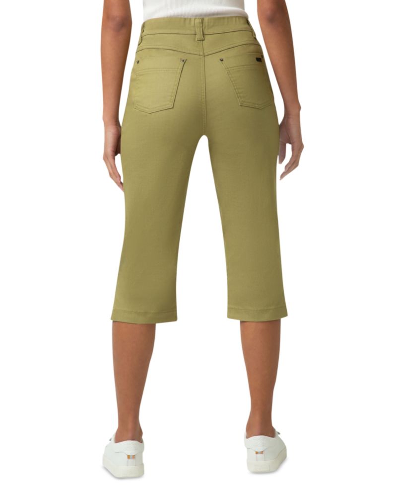 Women's Crosshatch Denim Pedal Pusher Pants