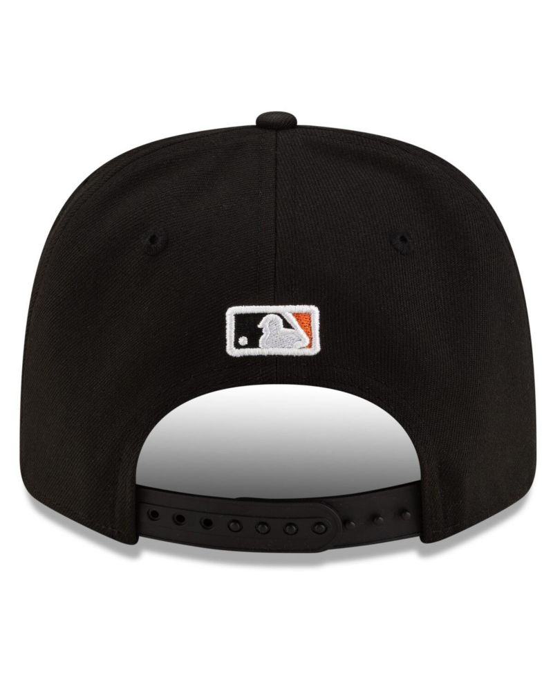 Men's Black/Orange Baltimore Orioles Player Replica 9SEVENTY Adjustable Hat