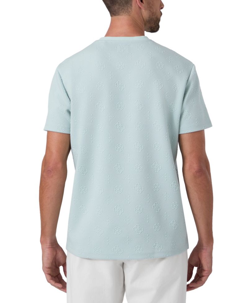 Men's Rover Twill Knit Short-Sleeve Allover Monogram T-Shirt
