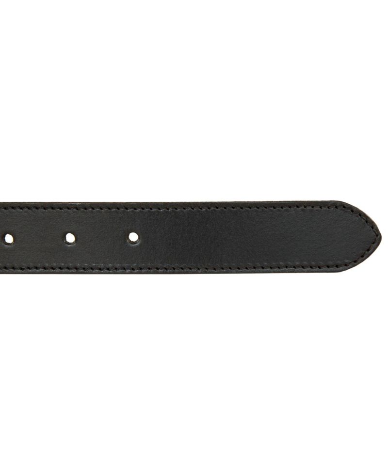 Women's Double O Ring Leather Pant Belt