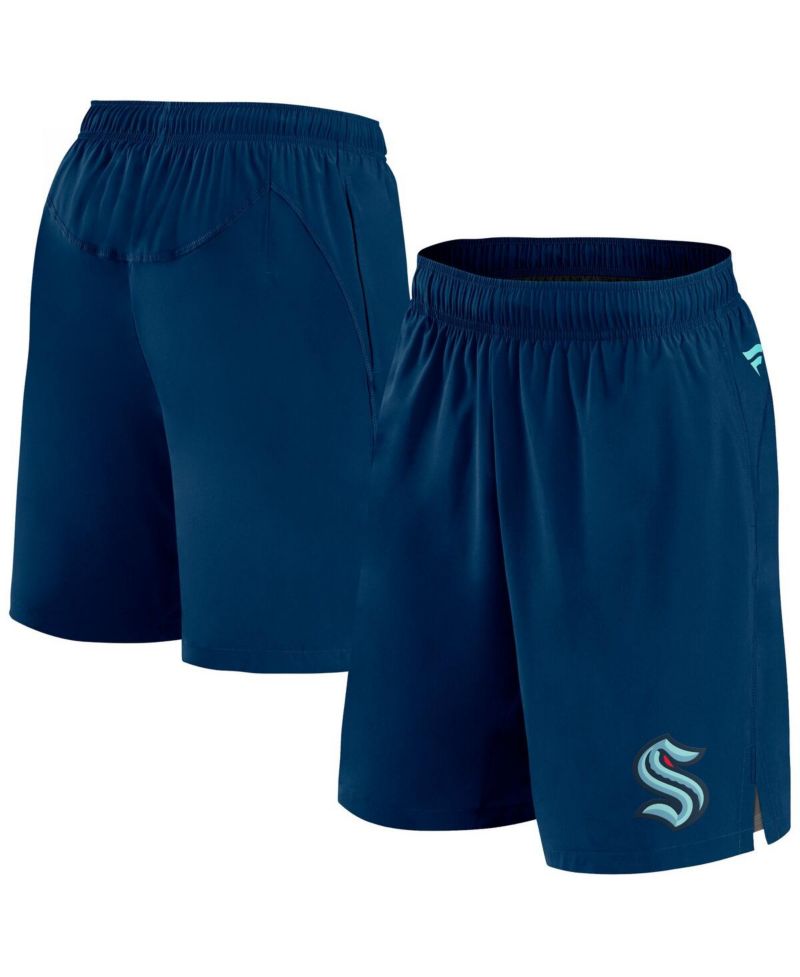 Men's Deep Sea Blue Seattle Kraken Authentic Pro Tech Shorts