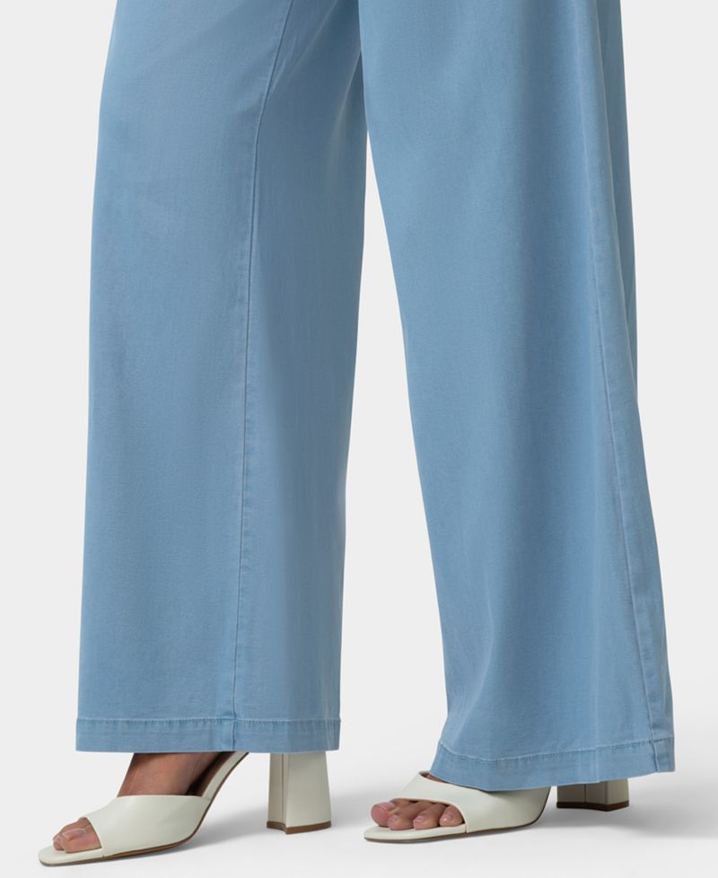 Women's Fluid Denim Palazzo Pant