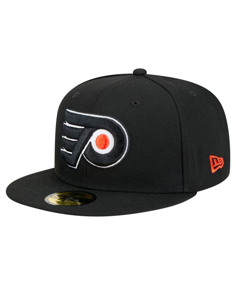 Men's Black Philadelphia Flyers Core 59FIFTY Fitted Hat