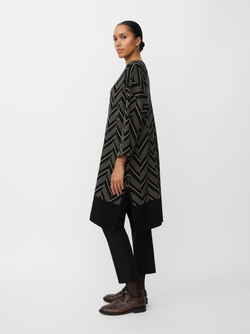 Women's MaNuska3/4 Sleeve Loose Fit Midi Dress