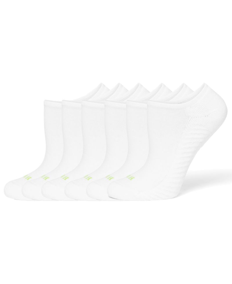 Women's Massaging No Show 6 Pack Socks