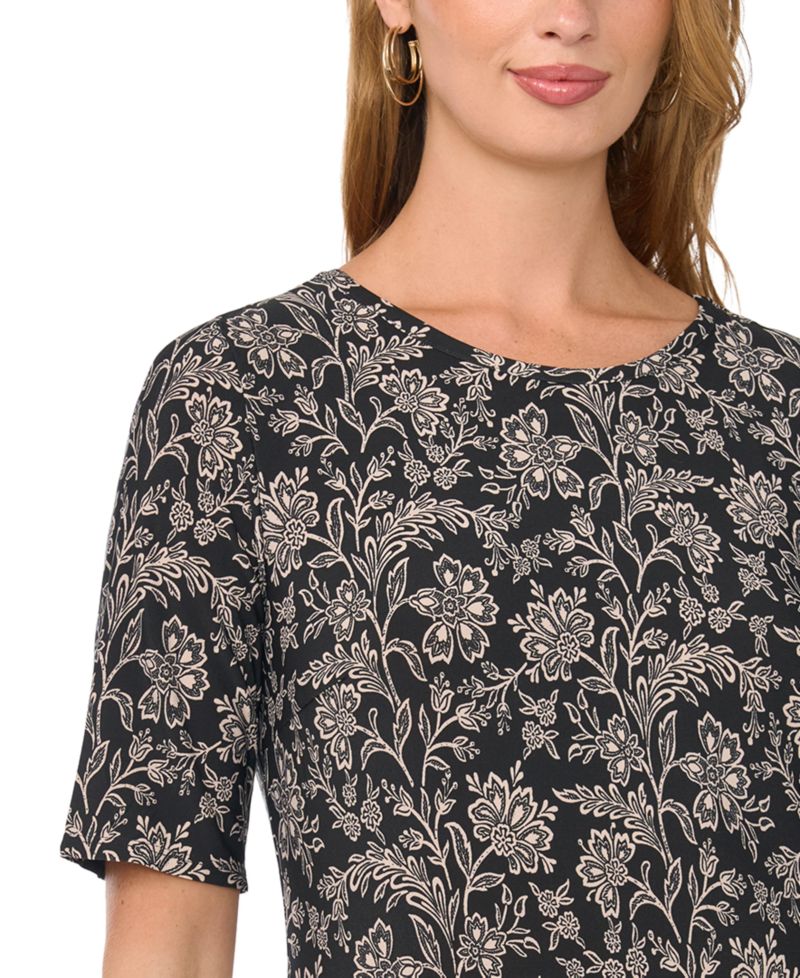 Women's Floral A-Line Maxi Dress