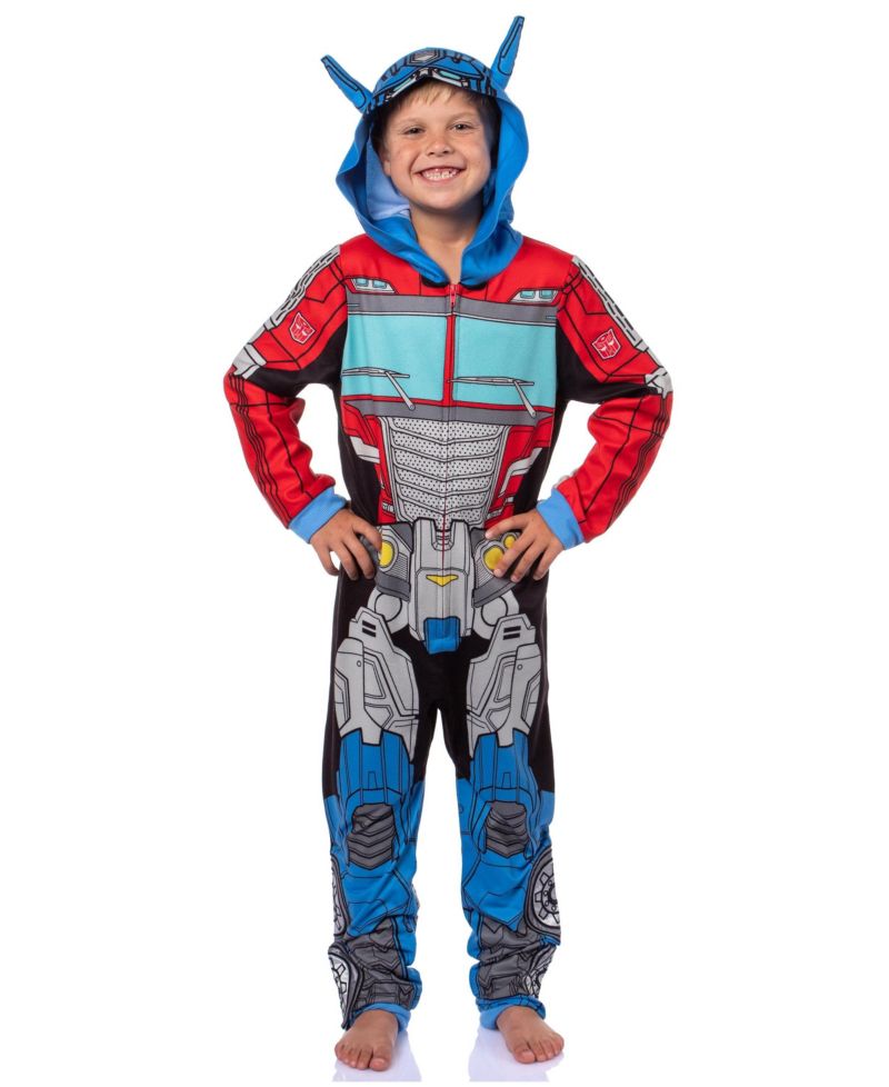 Boys' (4-20) Union Suit One Piece Hooded Pajama