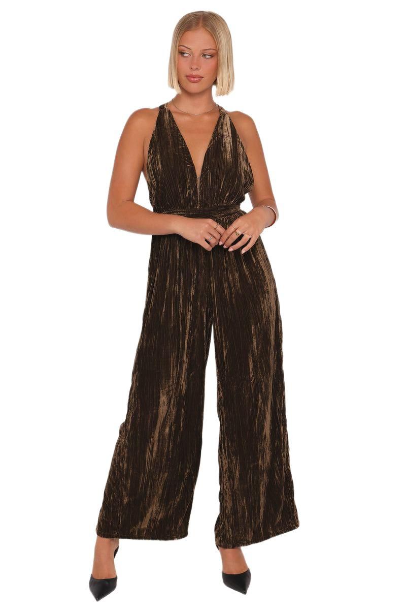 Women's Melody Velvet Jumpsuit