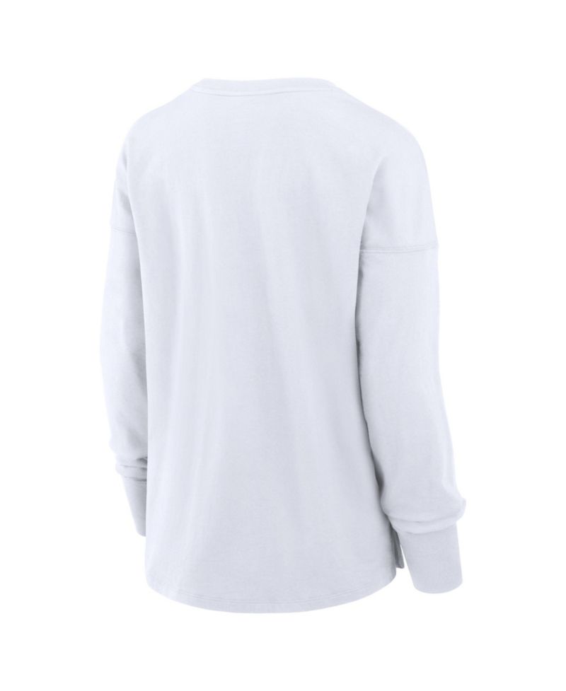 Women's Los Angeles Chargers Relaxed Long Sleeve Crewneck T-Shirt