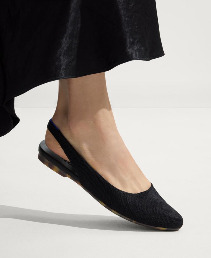 Women's Almond Slingback Flats