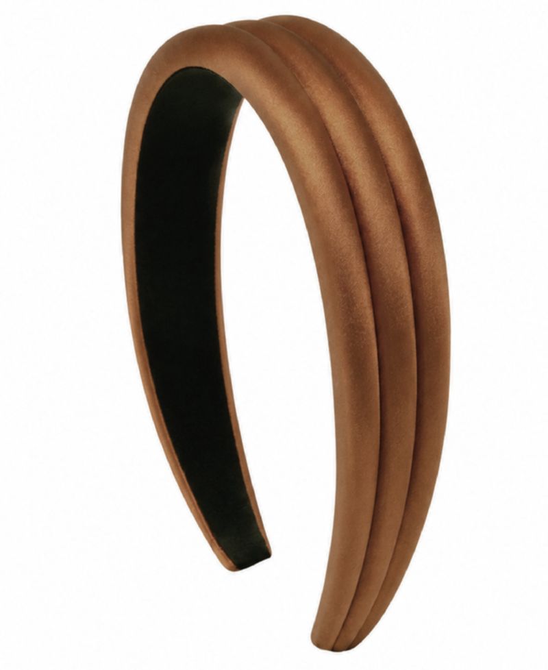 Women's Michelle Triple Piped Quilted Satin Sculptural Headband