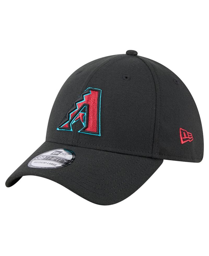 Men's Black Arizona Diamondbacks Logo 39THIRTY Flex Hat