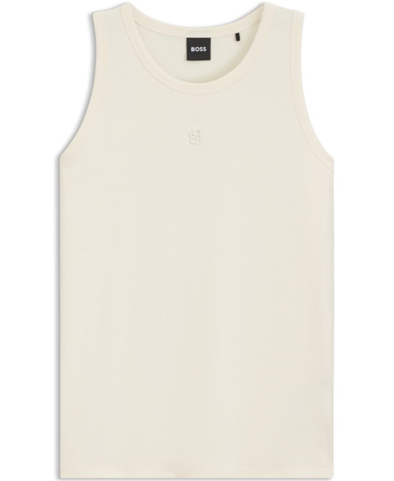 BOSS by Women's Cotton-Modal Slim-Fit Tank Top
