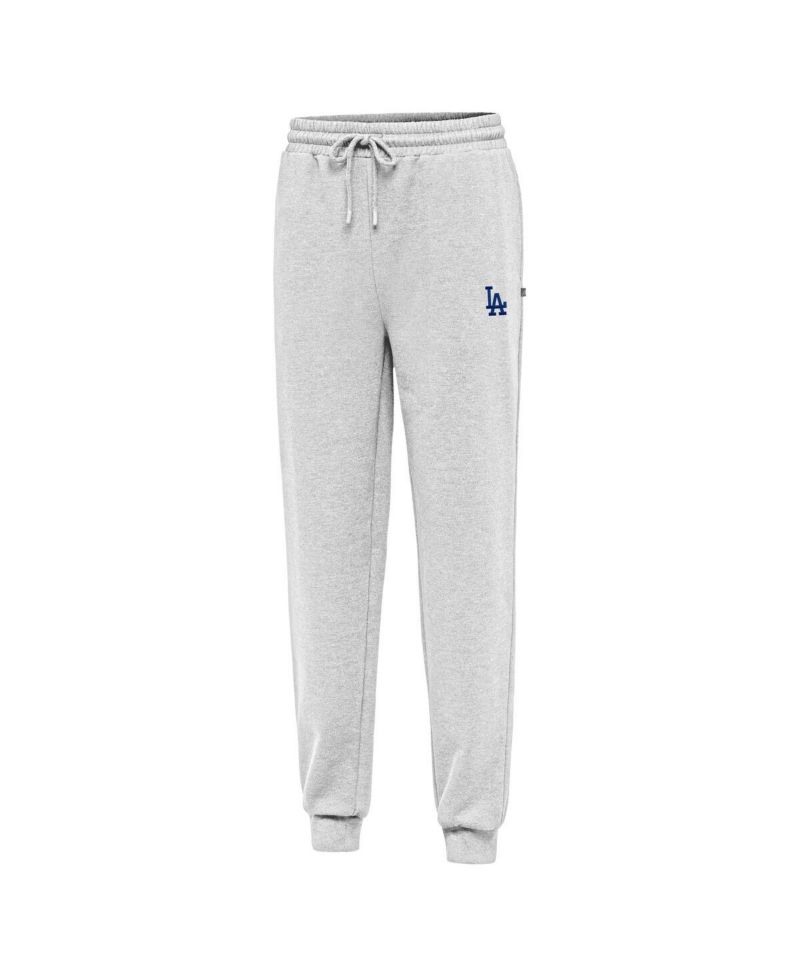 Men's Heather Gray Los Angeles Dodgers Idol Jogger Pants