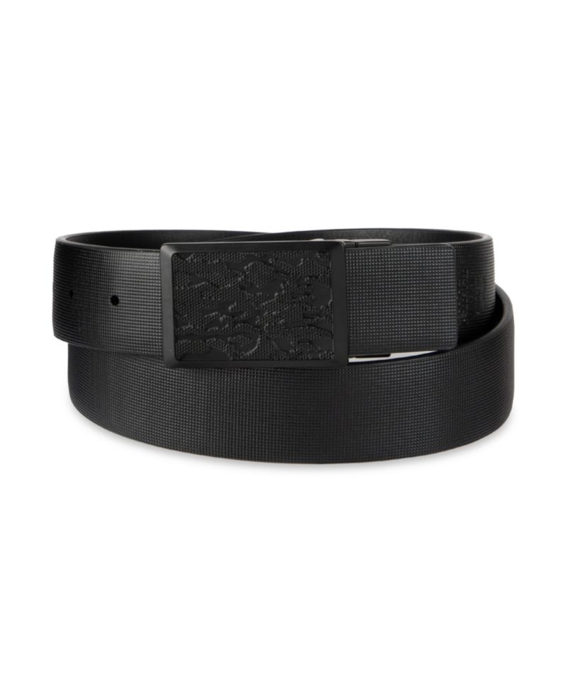 Men's Reversible Compression Plaque Buckle Belt