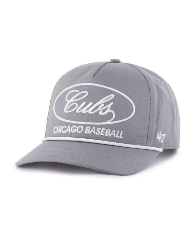 Men's Gray Chicago Cubs Foundational Hitch Adjustable Hat