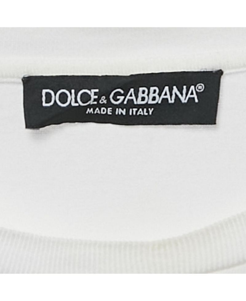 Women's White Applique Cotton T-Shirt