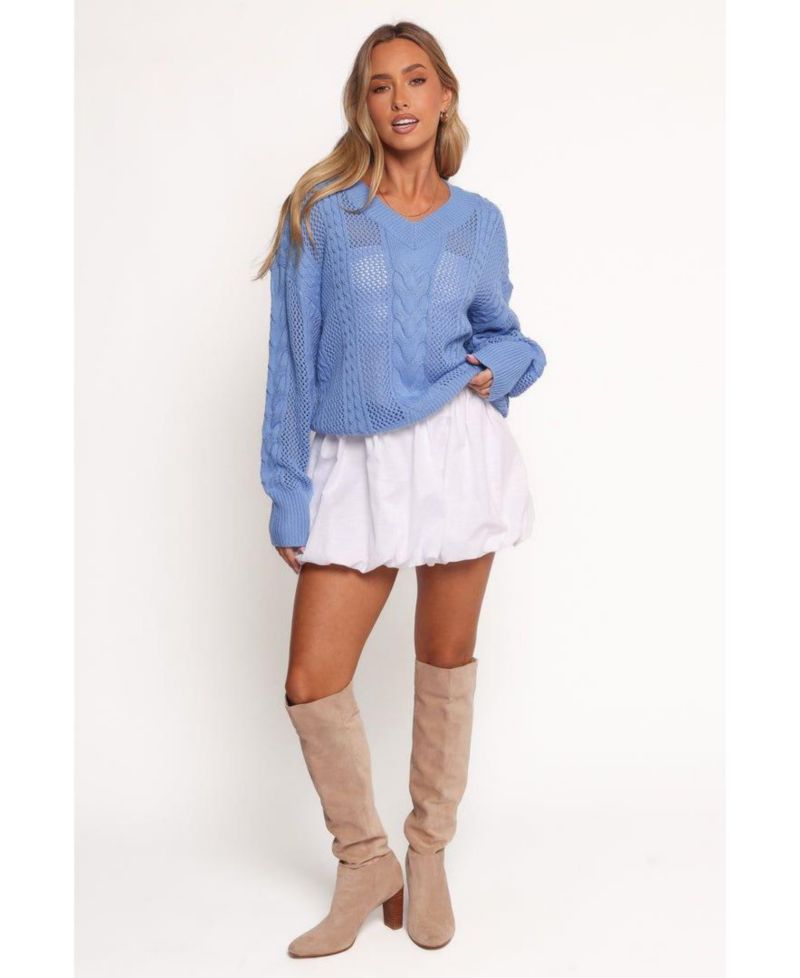 Women's Janie Knit Sweater - Blue